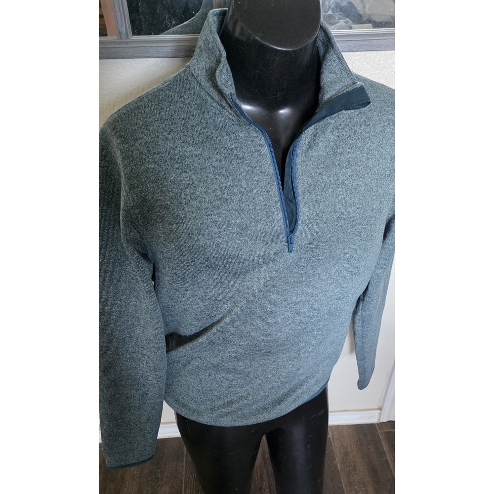 J.Crew Authentic Fleece Marled Fleece Half-Zip Pullover Size L